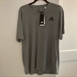 Adidas Freelift Climalite Tee Shirt L Gray NWT